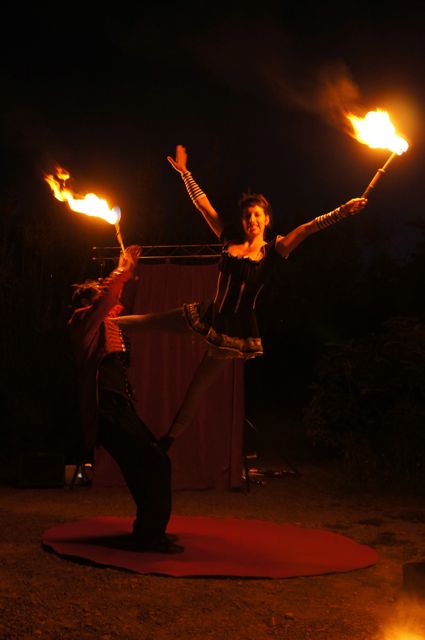 Feuershow, Luzia Bonilla, Lucy & Lucky Loop, The Flying circus